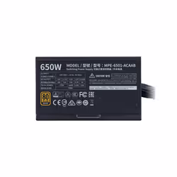 Cooler Master MWE 650 Bronze V2 unité d'alimentation d'énergie 750 W 20+4 pin ATX ATX Noir - Vue supplémentaire 5