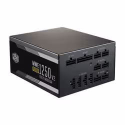 Cooler Master MWE Gold 1250 - V2 Full Modular unité d'alimentation d'énergie 1250 W 24-pin ATX ATX Noir - Vue supplémentaire 5