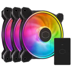 Cooler Master MasterFan MF120 Halo 3in1 Boitier PC Ventilateur 12 cm Noir, Gris