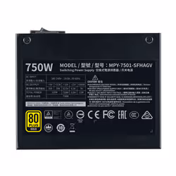 Cooler Master V750 SFX Gold unité d'alimentation d'énergie 750 W 24-pin ATX Noir - Vue supplémentaire 3
