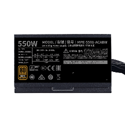 Cooler Master MWE 550 Bronze 230V V2 unité d'alimentation d'énergie 550 W 24-pin ATX ATX Noir