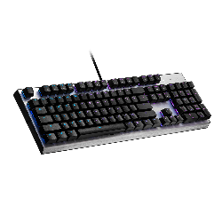 Cooler Master Peripherals CK351 clavier Jouer USB AZERTY Français Argent, Noir