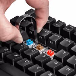 Cooler Master Peripherals CK351 clavier Jouer USB AZERTY Français Argent, Noir - Vue supplémentaire 7