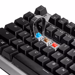 Cooler Master Peripherals CK351 clavier Jouer USB AZERTY Français Argent, Noir - Vue supplémentaire 8