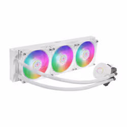 Cooler Master MasterLiquid ML360L ARGB White Edition V2 Processeur Liquid cooling kit 12 cm Blanc - Vue supplémentaire 2