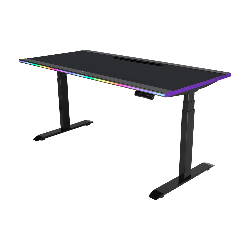 Bureau GD160 ARGB GamingStanding Desk, 3 ajustement de taille