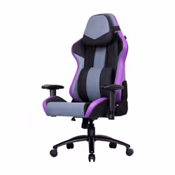 Cooler Master Gaming Caliber R3 Fauteuil de gaming Siège rembourré Gris, Violet, Noir - Vue supplémentaire 2
