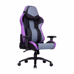 Cooler Master Gaming Caliber R3 Fauteuil de gaming Siège rembourré Gris, Violet, Noir - Vue supplémentaire 3