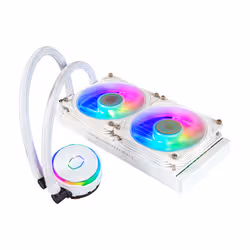 Cooler Master MasterLiquid PL240 Flux White Edition Boitier PC Liquid cooling kit 12 cm Blanc - Vue supplémentaire 3