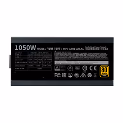 Cooler Master MWE Gold 1050 - V2 Full Modular unité d'alimentation d'énergie 1050 W 24-pin ATX ATX Noir - Vue supplémentaire 7
