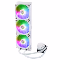Cooler Master MasterLiquid 360L Core ARGB White Processeur Kit de refroidissement du liquide 12 cm Blanc - Vue supplémentaire 4