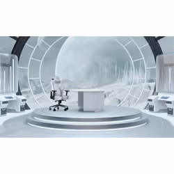 Cooler Master Gaming Caliber X2C Siège de jeu universel Siège rembourré Gris, Blanc - Vue supplémentaire 3