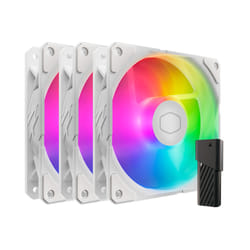 Cooler Master SickleFlow Edge 120 ARGB 3-pack Fan Kit White Edition Boitier PC Ventilateur 12 cm Blanc 3 pièce(s)