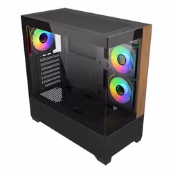 Cooler Master Elite 690 Wood Midi Tower Noir - Vue supplémentaire 3