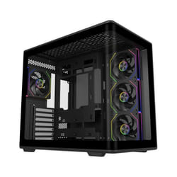 Cooler Master Elite 600 Tower Noir, Transparent