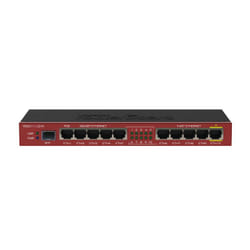 Mikrotik RB2011ILS-IN Routeur connecté Gigabit Ethernet Noir, Bordeaux