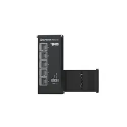 Teltonika NETWORKS TSF010 Flat Ethernet Switch Non-géré Fast Ethernet (10/100) DIN rail Noir