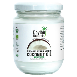 Ceylon Naturals – Huile de coco extra vierge Bio – 200 ml