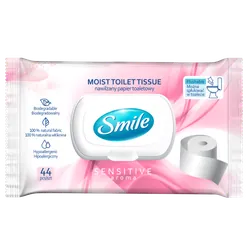 SMILE Lingettes Désinfectantes et Anti-Bactériennes Vert Sachet de 15 Pièces