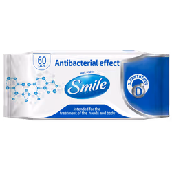 SMILE Lingettes Désinfectantes et Anti-Bactériennes Vert Sachet de 15 Pièces - Vue supplémentaire 2