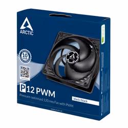 ARCTIC P12 PWM Boitier PC Ventilateur 12 cm Noir - Vue supplémentaire 5