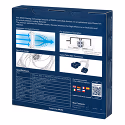 ARCTIC P14 PWM PST CO Boitier PC Ventilateur 14 cm Noir - Vue supplémentaire 7