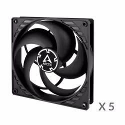 ARCTIC P14 PWM PST Value Pack Boitier PC Ventilateur 14 cm Noir 5 pièce(s) - Vue supplémentaire 2