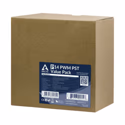 ARCTIC P14 PWM PST Value Pack Boitier PC Ventilateur 14 cm Noir 5 pièce(s) - Vue supplémentaire 6