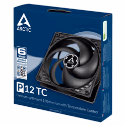 ARCTIC P12 TC Boitier PC Ventilateur 12 cm Noir - Vue supplémentaire 5