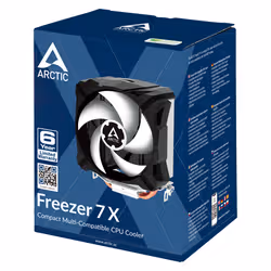 ARCTIC Freezer 7 X Processeur Refroidisseur d'air 9,2 cm Aluminium, Noir, Blanc - Vue supplémentaire 7