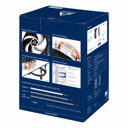 ARCTIC Freezer 7 X Processeur Refroidisseur d'air 9,2 cm Aluminium, Noir, Blanc - Vue supplémentaire 8