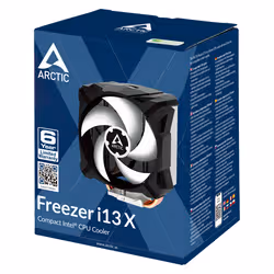 ARCTIC Freezer i13 X Processeur Refroidisseur d'air 9,2 cm Aluminium, Noir, Blanc - Vue supplémentaire 7