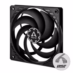 ARCTIC P12 Slim PWM PST Boitier PC Ventilateur 12 cm Noir 1 pièce(s) - Vue supplémentaire 2