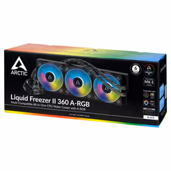 ARCTIC Liquid Freezer II 360 A-RGB Processeur Refroidisseur de liquide tout-en-un 12 cm Noir 1 pièce(s) - Vue supplémentaire 8