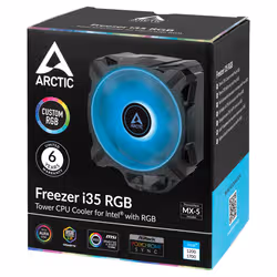 ARCTIC Freezer i35 RGB Processeur Refroidisseur d'air 12 cm Noir 1 pièce(s) - Vue supplémentaire 8