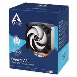ARCTIC Freezer A35 Processeur Refroidisseur 11,3 cm Aluminium, Noir, Blanc 1 pièce(s) - Vue supplémentaire 5
