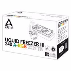 ARCTIC Liquid Freezer III 240 A-RGB Processeur Refroidisseur de liquide tout-en-un 12 cm Blanc 1 pièce(s) - Vue supplémentaire 13
