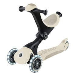 Globber GO UP DELUXE Enfants Trottinette à trois roues Noir, Citron vert