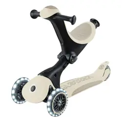 Globber GO UP DELUXE Enfants Trottinette à trois roues Noir, Citron vert