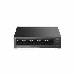 TP-Link LiteWave LS105P Non-géré Fast Ethernet (10/100) Connexion Ethernet, supportant l'alimentation via ce port (PoE) Noir