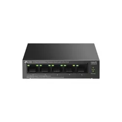 TP-Link LiteWave LS105P Non-géré Fast Ethernet (10/100) Connexion Ethernet, supportant l'alimentation via ce port (PoE) Noir