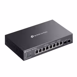 TP-Link Omada SG2210XMP-M2 commutateur réseau Géré L2/L2+ 2.5G Ethernet (100/1000/2500) Connexion Ethernet, supportant l'alimentation via ce port (PoE) Montage sur le bureau ou sur le mur Noir - Vue supplémentaire 3
