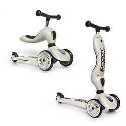 Scoot & Ride Highwaykick 1 Enfants Trottinette à trois roues Blanc