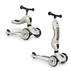 Scoot & Ride Highwaykick 1 Enfants Trottinette à trois roues Blanc