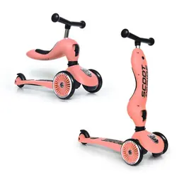 Scoot & Ride Highwaykick 1 Enfants Trottinette à trois roues Pêche