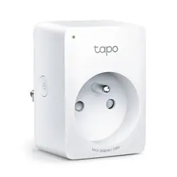 TP-Link Tapo Mini Smart Wi-Fi Socket Energy Monitor Prise intelligente 3680 W Maison Blanc