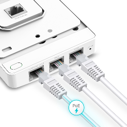 TP-Link EAP615-WALL point d'accès réseaux locaux sans fil 1774 Mbit/s Blanc Connexion Ethernet, supportant l'alimentation via ce port (PoE) (EAP615-WALL)
