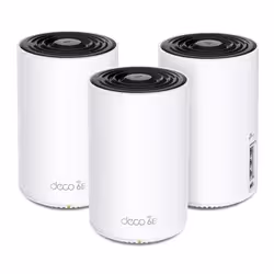 TP-Link Deco XE75 Tri-bande (2,4 GHz / 5 GHz / 6 GHz) Wi-Fi 6E (802.11ax) Blanc 3 Interne (DECO XE75(3-PACK)) - Vue supplémentaire 2