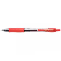 Pilot Gelroller G-2 0.7 Stylos rétractables à encre gel Moyen Rouge