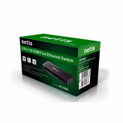 Netis System ST3108S commutateur réseau Non-géré Fast Ethernet (10/100) Noir - Vue supplémentaire 4